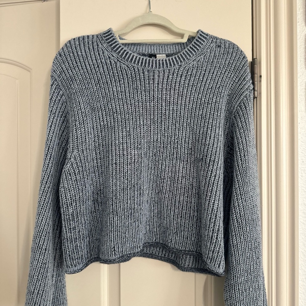 Divided- H&M Blue/ Gray Knit Sweater
